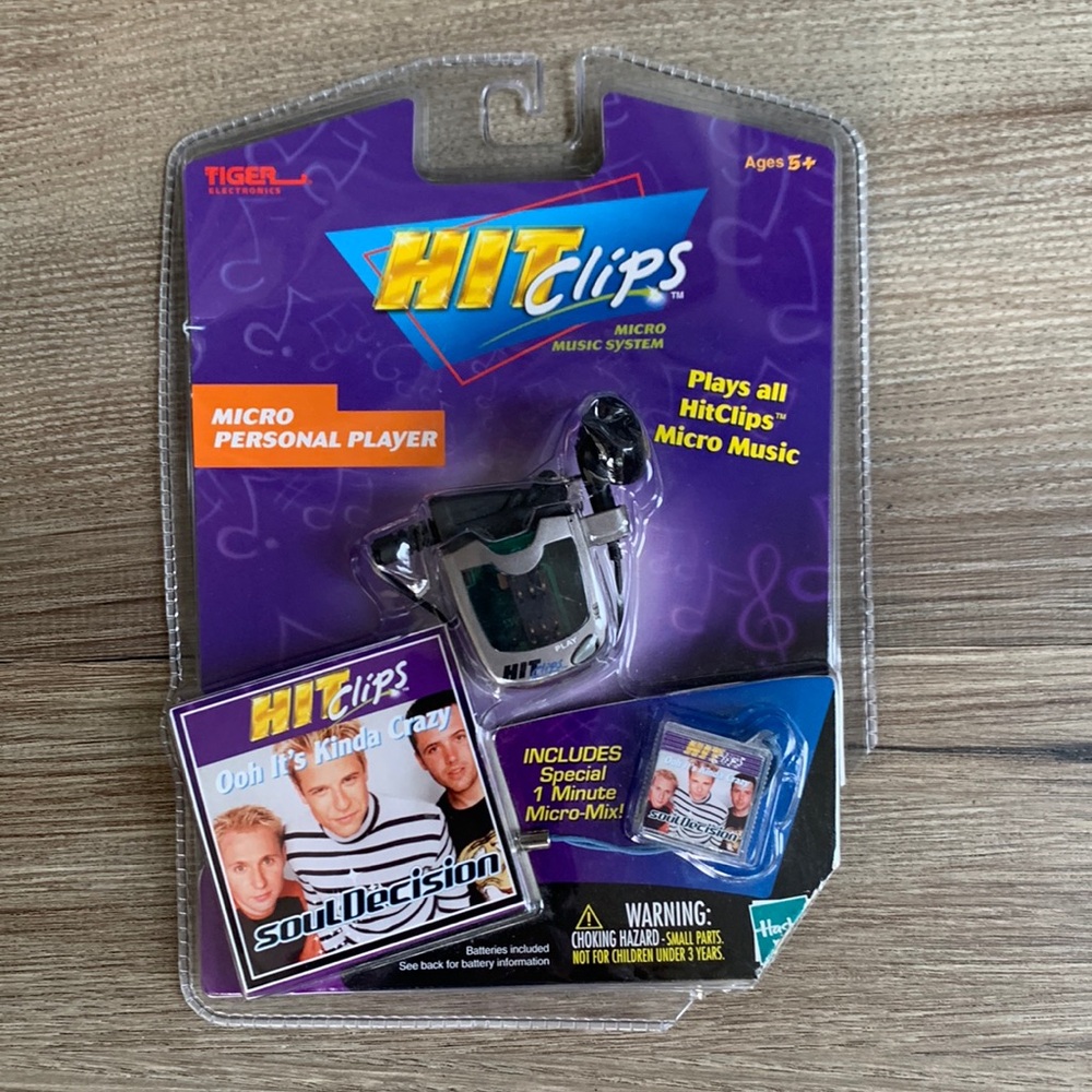 Tiger Electronics Hit Clips Micro Personal Player Music Clip SoulDecision Hasbro